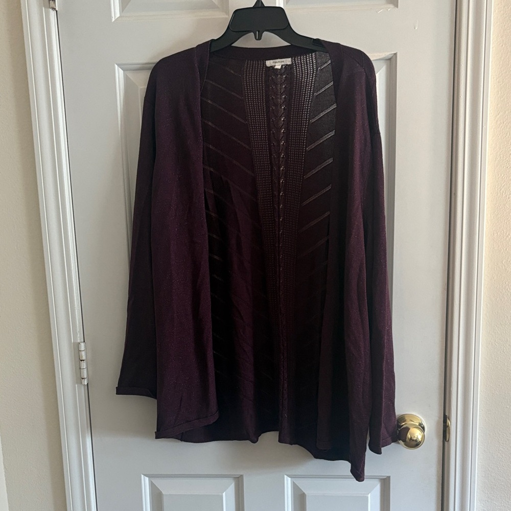 Maurices Deep Purple Women's Cardigan
